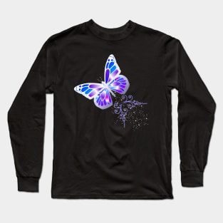 butterflies in flight Long Sleeve T-Shirt